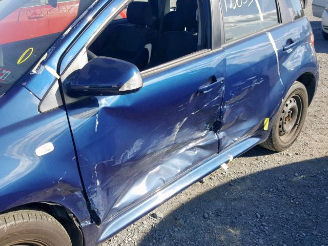 JTKKT624265021083 - 2006 TOYOTA SCION XA BLUE photo 9