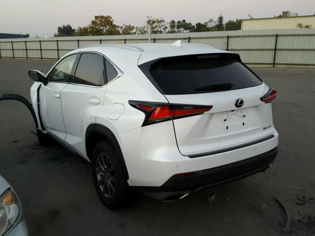 JTJYARBZ1K2120863 - 2019 LEXUS NX 300 WHITE photo 3