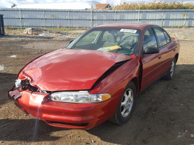 1G3WH52K5WF338109 - 1998 OLDSMOBILE INTRIGUE RED photo 2