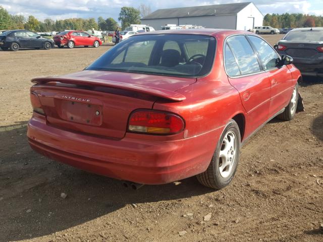 1G3WH52K5WF338109 - 1998 OLDSMOBILE INTRIGUE RED photo 4