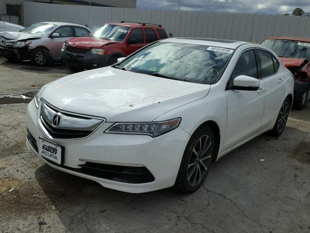 19UUB2F39FA020020 - 2015 ACURA TLX WHITE photo 2