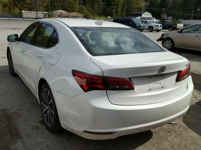 19UUB2F39FA020020 - 2015 ACURA TLX WHITE photo 3