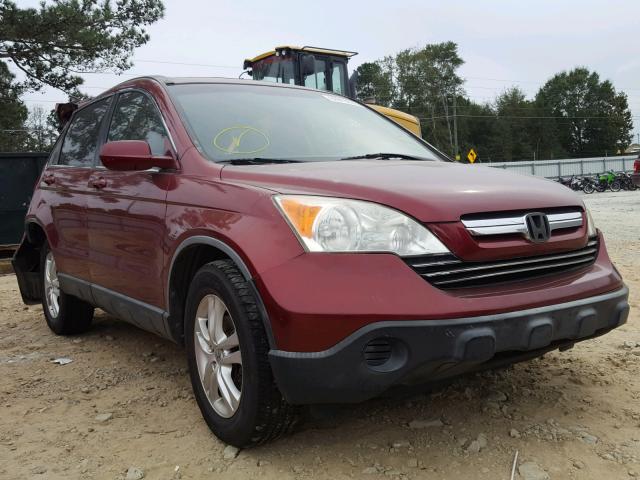 JHLRE38737C047143 - 2007 HONDA CR-V EXL RED photo 1