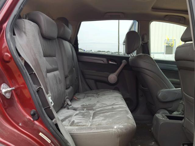 JHLRE38737C047143 - 2007 HONDA CR-V EXL RED photo 6