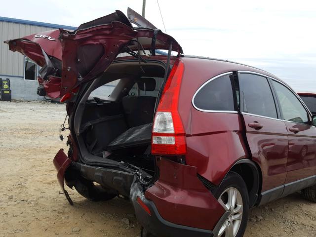 JHLRE38737C047143 - 2007 HONDA CR-V EXL RED photo 9