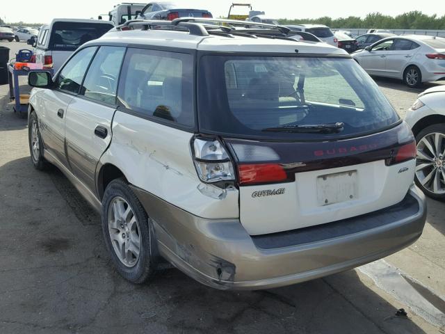 4S3BH675446628927 - 2004 SUBARU LEGACY OUT TWO TONE photo 3