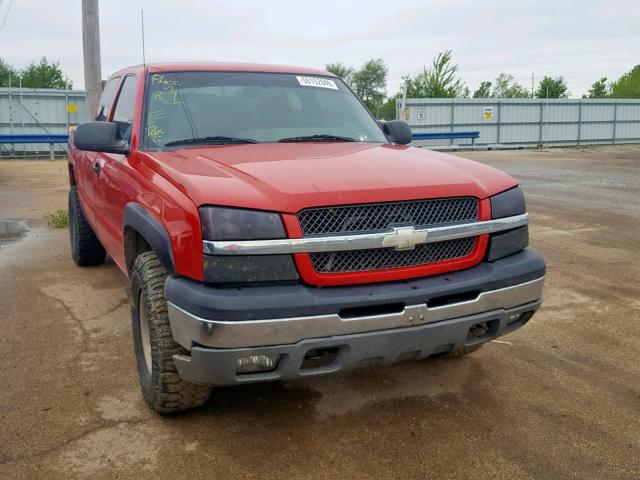 2GCEK19T631232128 - 2003 CHEVROLET SILVERADO RED photo 1