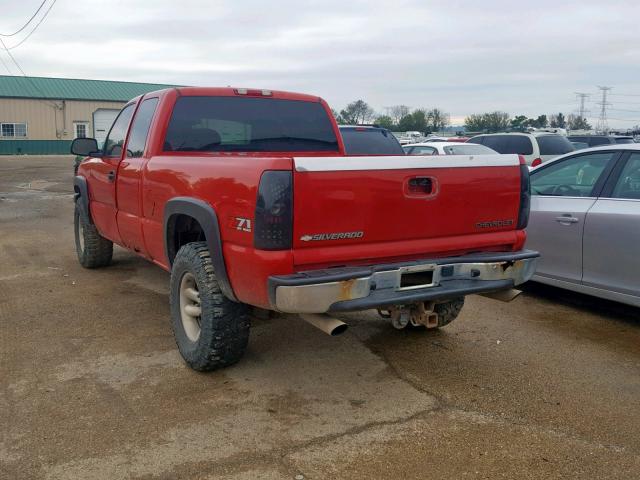 2GCEK19T631232128 - 2003 CHEVROLET SILVERADO RED photo 3