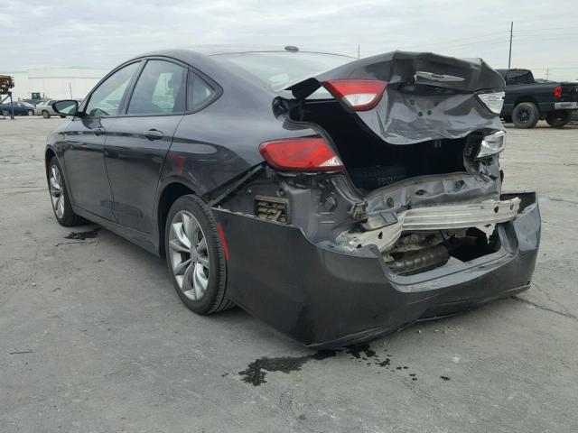 1C3CCCBB5FN740065 - 2015 CHRYSLER 200 S 灰色 照片 3