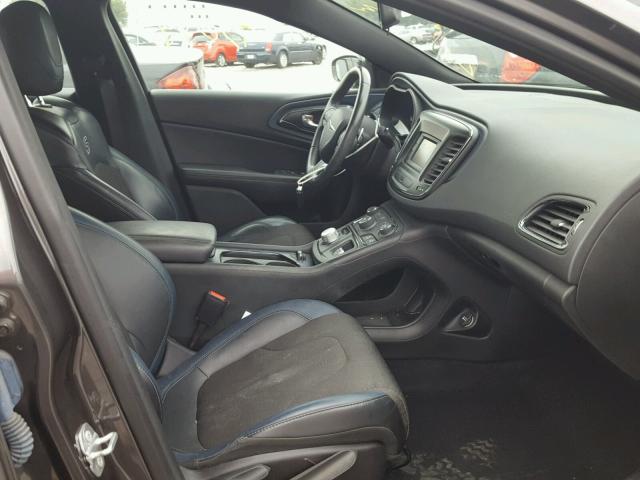 1C3CCCBB5FN740065 - 2015 CHRYSLER 200 S 灰色 照片 5