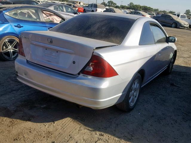 1HGEM21973L062535 - 2003 HONDA CIVIC EX SILVER photo 4