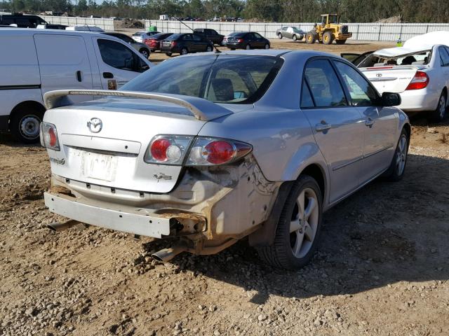 1YVHP80D665M20125 - 2006 MAZDA 6 S SILVER photo 4