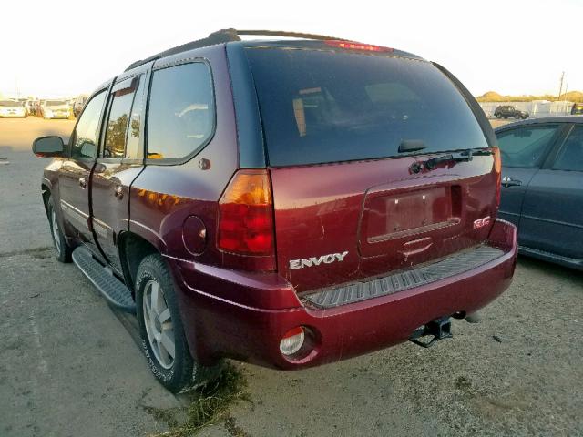 1GKDT13S842310536 - 2004 GMC ENVOY BURGUNDY photo 3