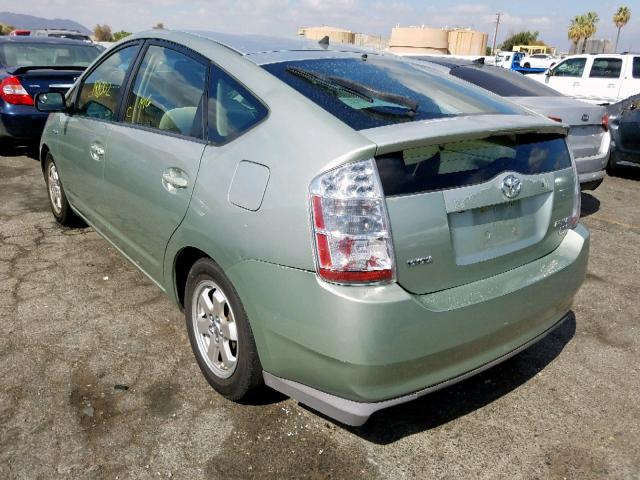 JTDKB20U673251776 - 2007 TOYOTA PRIUS GREEN photo 3