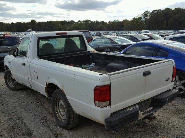 1FTYR10X7YTB18875 - 2000 FORD RANGER WHITE photo 3