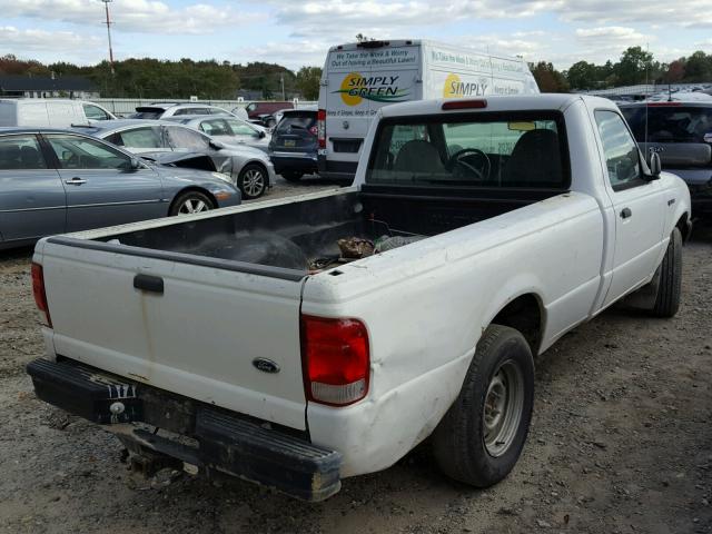 1FTYR10X7YTB18875 - 2000 FORD RANGER WHITE photo 4