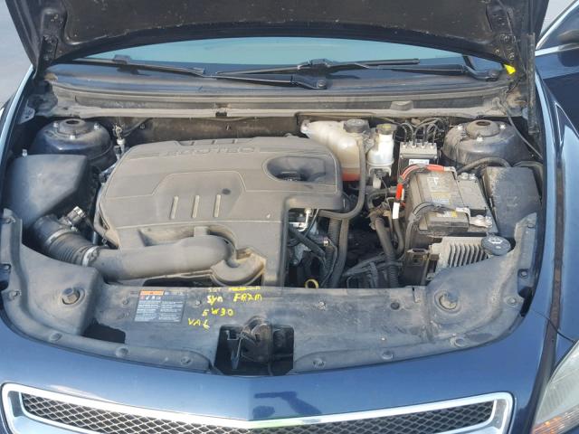 1G1ZA5E07AF284874 - 2010 CHEVROLET MALIBU LS ლურჯი ფოტო 7