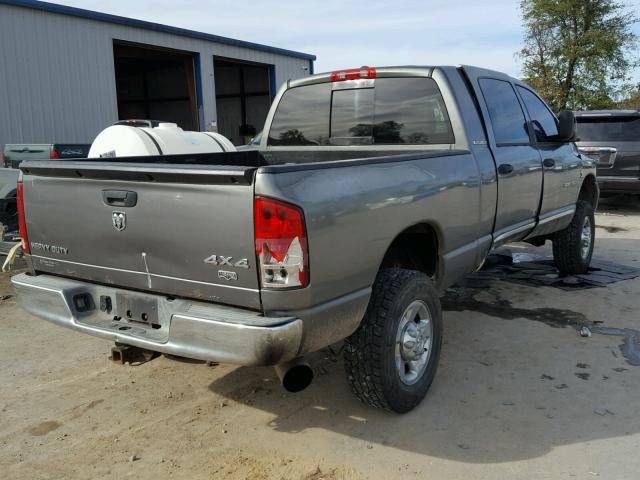 3D7LX39C66G185186 - 2006 DODGE RAM 3500 GRAY photo 4