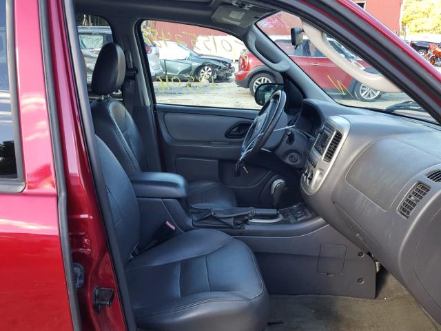 1FMCU96H76KC08985 - 2006 FORD ESCAPE HEV RED photo 5