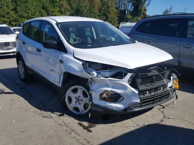 1FMCU0F70JUC77646 - 2018 FORD ESCAPE S WHITE photo 1