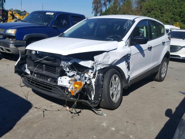 1FMCU0F70JUC77646 - 2018 FORD ESCAPE S WHITE photo 2