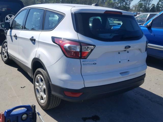 1FMCU0F70JUC77646 - 2018 FORD ESCAPE S WHITE photo 3