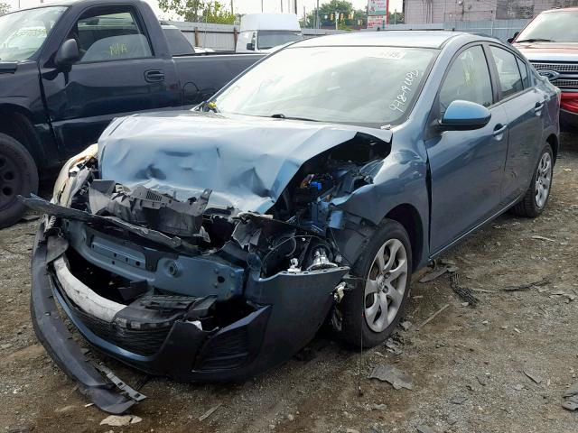 JM1BL1UF2B1432705 - 2011 MAZDA 3 I BLUE photo 2