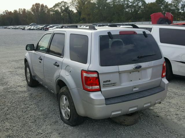 1FMCU0D78CKA03158 - 2012 FORD ESCAPE XLT SILVER photo 3