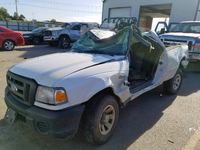 1FTYR10D18PA22643 - 2008 FORD RANGER WHITE photo 2