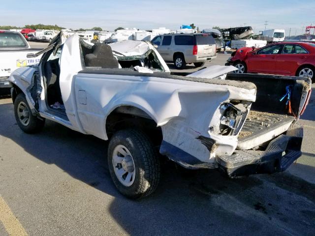 1FTYR10D18PA22643 - 2008 FORD RANGER WHITE photo 3