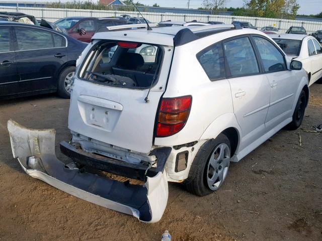 5Y2SL65886Z417761 - 2006 PONTIAC VIBE WHITE photo 4