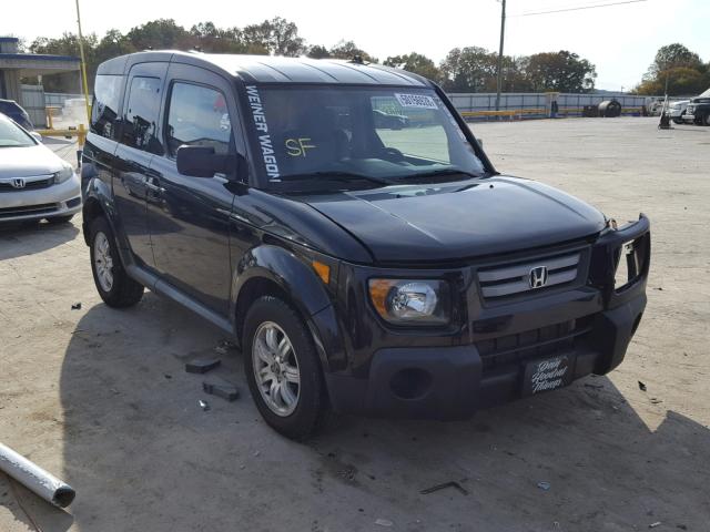 5J6YH28728L015225 - 2008 HONDA ELEMENT EX BLACK photo 1