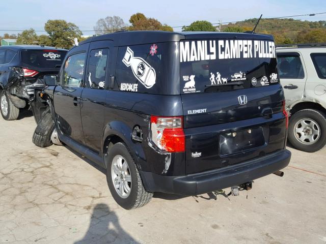 5J6YH28728L015225 - 2008 HONDA ELEMENT EX BLACK photo 3