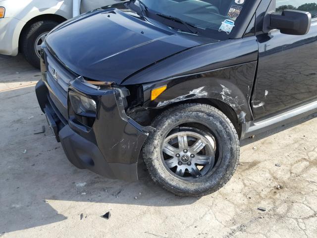 5J6YH28728L015225 - 2008 HONDA ELEMENT EX BLACK photo 9