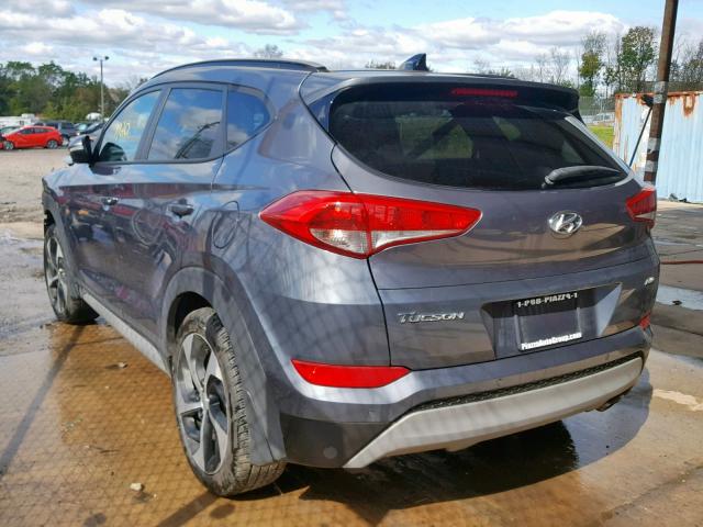 KM8J3CA23JU756828 - 2018 HYUNDAI TUCSON VAL GRAY photo 3