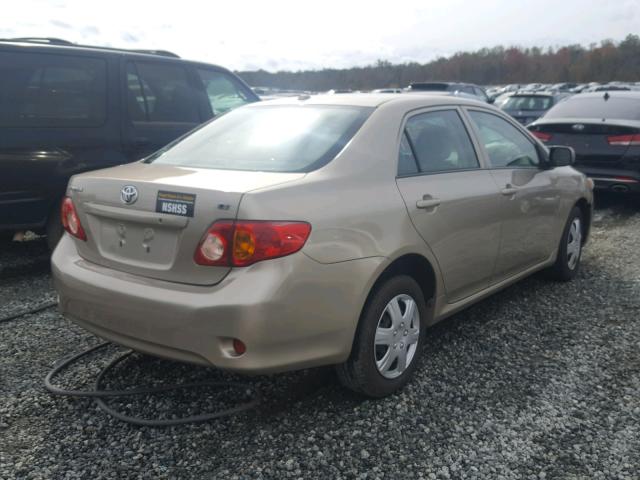 2T1BU4EE7AC389784 - 2010 TOYOTA COROLLA BA GOLD photo 4