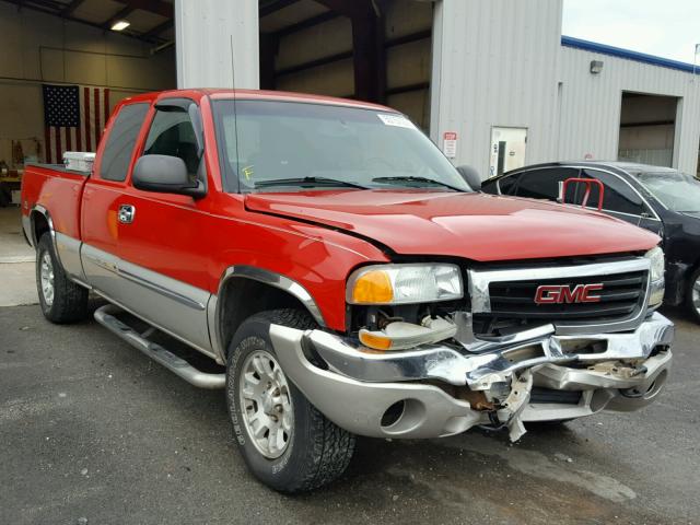 2GTEK19T741128944 - 2004 GMC NEW SIERRA RED photo 1