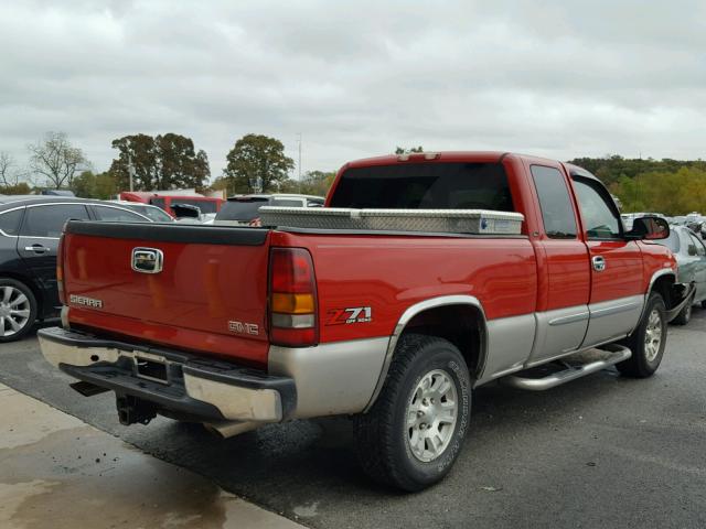 2GTEK19T741128944 - 2004 GMC NEW SIERRA RED photo 4