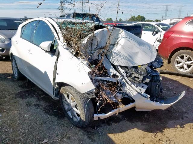 JTDKDTB31D1043641 - 2013 TOYOTA PRIUS C WHITE photo 1