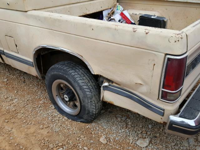 1GCCS14B8D8122198 - 1983 CHEVROLET S TRUCK S1 BEIGE photo 10