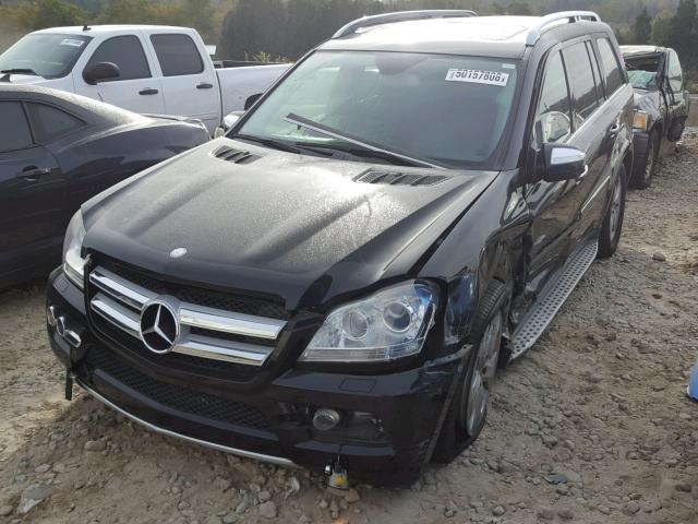 4JGBF7BE5AA602943 - 2010 MERCEDES-BENZ GL 450 4MA BLACK photo 2