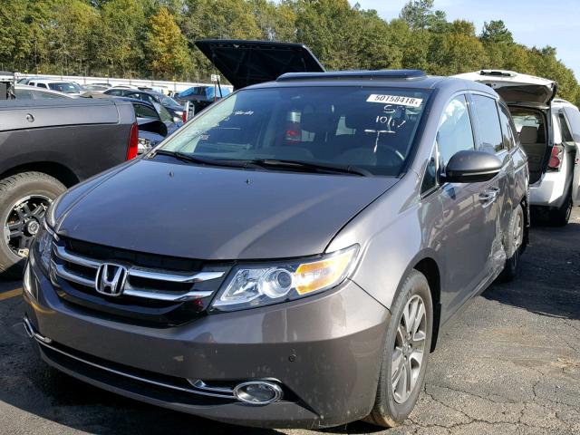 5FNRL5H93FB074683 - 2015 HONDA ODYSSEY TO GRAY photo 2