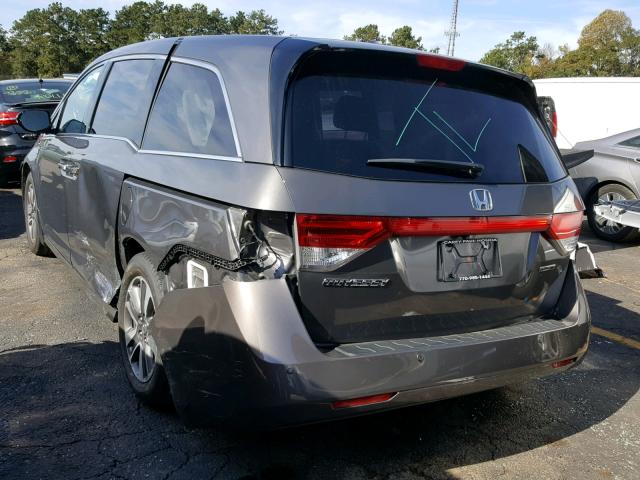 5FNRL5H93FB074683 - 2015 HONDA ODYSSEY TO GRAY photo 3