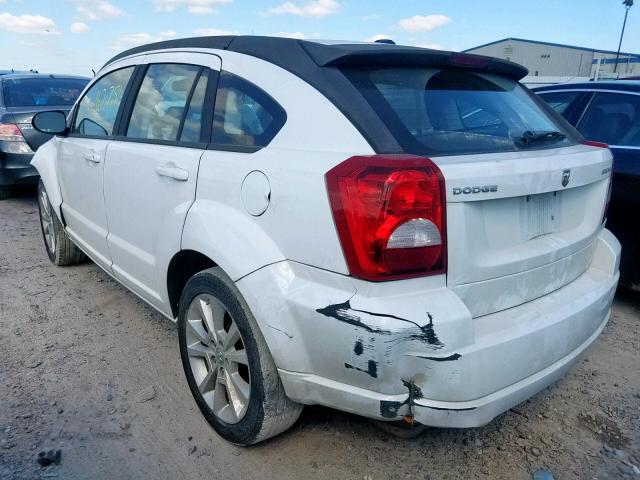 1B3CB5HAXBD293940 - 2011 DODGE CALIBER HE WHITE photo 3