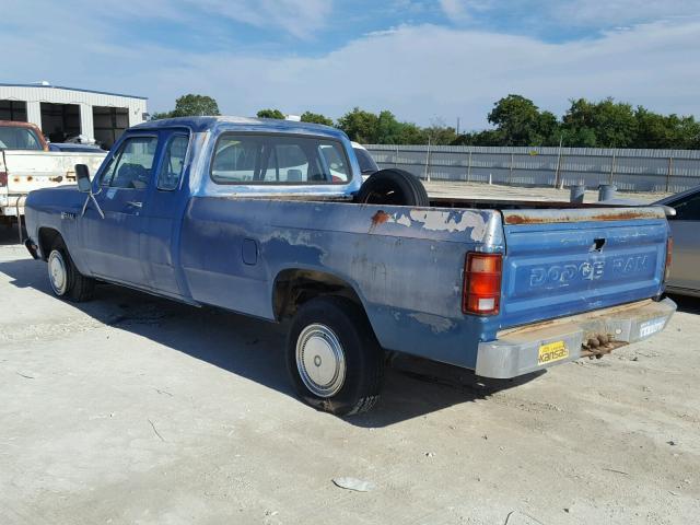 1B7JD25R4CS226952 - 1982 DODGE D-SERIES D BLUE photo 3