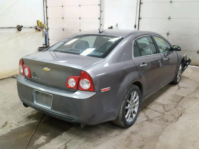 1G1ZE5E78BF301149 - 2011 CHEVROLET MALIBU LTZ GRAY photo 4