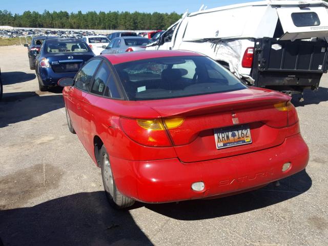 1G8ZY14762Z218353 - 2002 SATURN SC2 RED photo 3