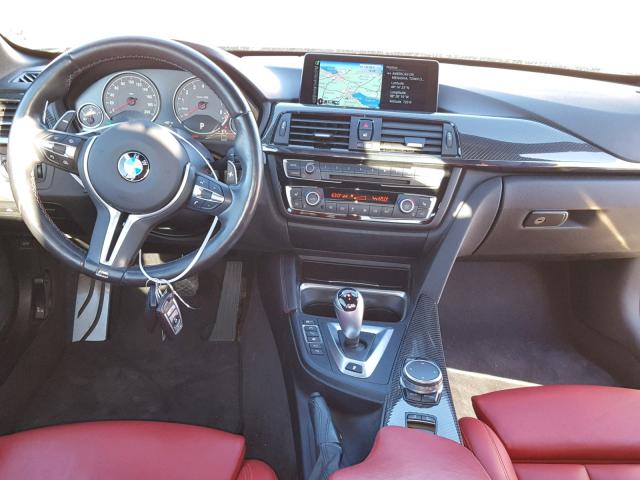 WBS3U9C5XFJ968180 - 2015 BMW M4 SILVER photo 9