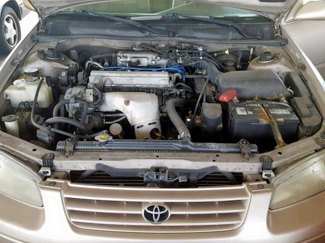 4T1BG22K6VU784596 - 1997 TOYOTA CAMRY CE TAN photo 7