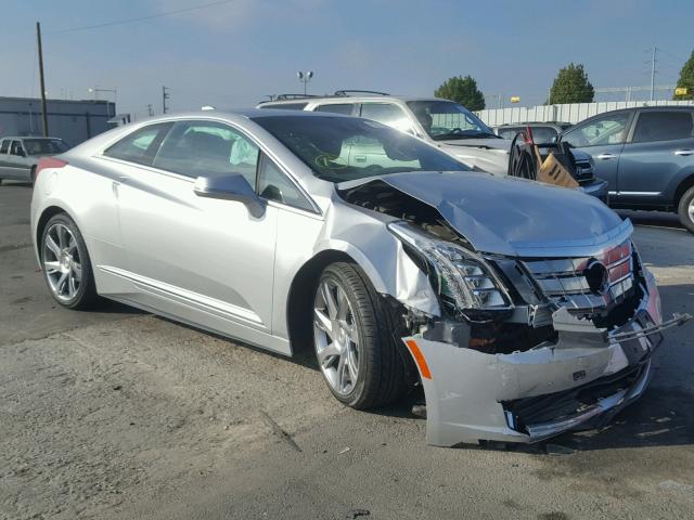 1G6RR1E46EU600622 - 2014 CADILLAC ELR LUXURY SILVER photo 1